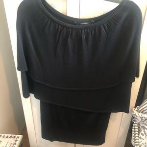 VERTIGO .. sweater tank with shawl NWT